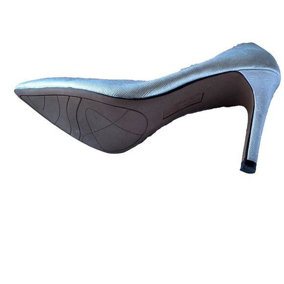 CHRISTIAN SIRIANO for Payless Women Sz 8 Silver Trendy High Heel Shoes NWOB - Picture 10 of 13